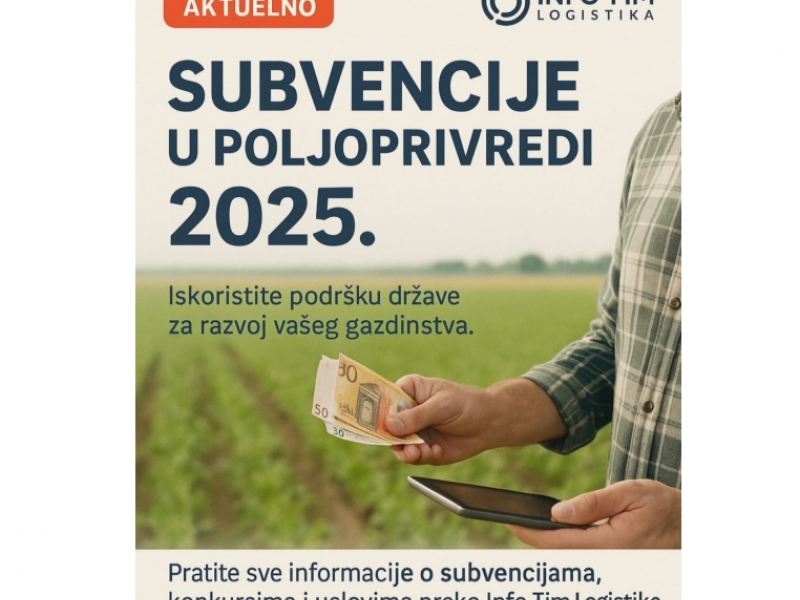 Konkurs za raspodelu sredstava za izvođenje radova na zaštiti, uređenju i korišćenju poljoprivrednog zemljišta u 2026.